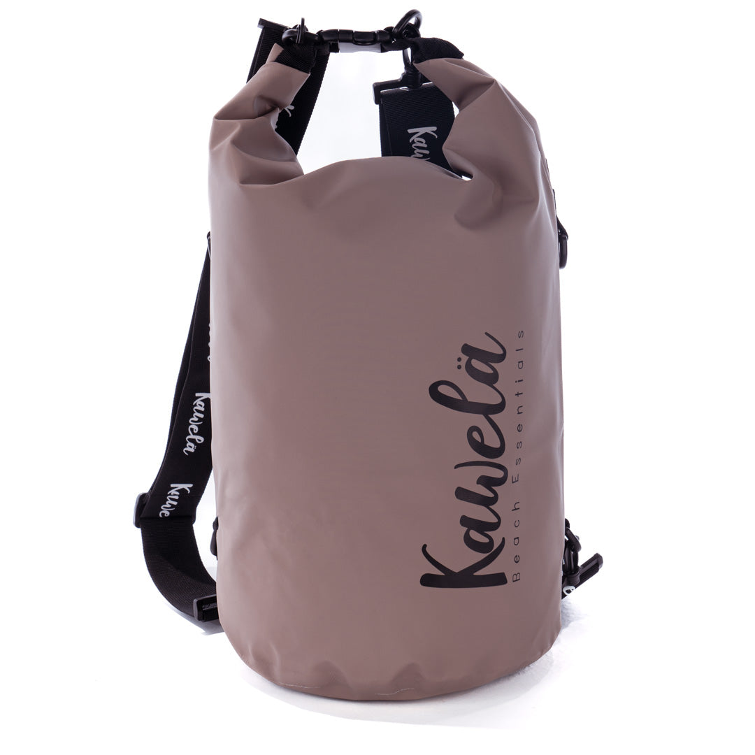 Sac étanche KAWELÄ Bangkok en brun, idéal pour protéger vos affaires de l&