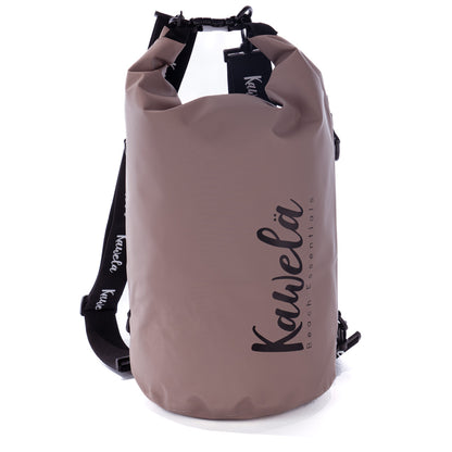 Sac étanche KAWELÄ Bangkok en brun, idéal pour protéger vos affaires de l&