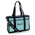 Sac fourre-tout KAWELÄ COZUMEL 25L en tissu sarcelle avec poignées et grande capacité pour le transport.