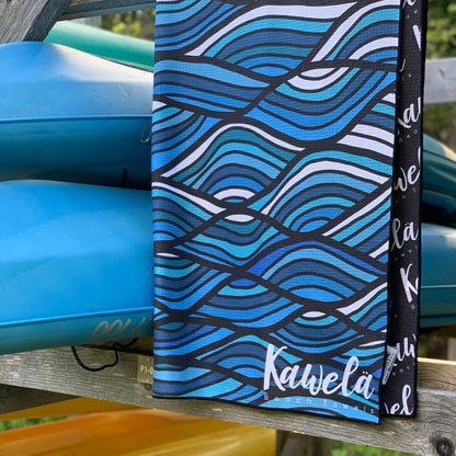 Serviette de plage KAWELÄ Jacksonville avec motif coloré, en tissu doux, idéale pour l&