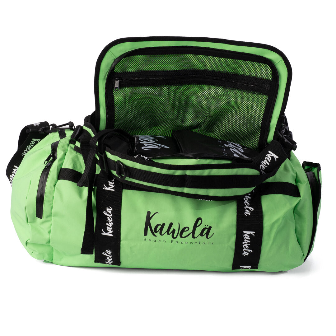 Sac de voyage KAWELÄ Reykjavik LUMA avec poignée et fermeture zippée, idéal pour les voyages et les déplacements.