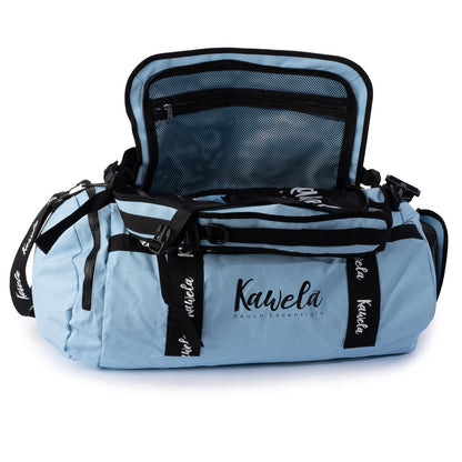 Sac de voyage KAWELÄ CHEFCHAOUEN avec design coloré, robuste, et pratique pour les déplacements.