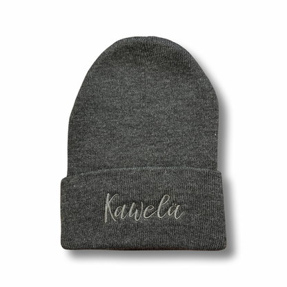 Tuque KAWELÄ en laine douce, portée sur la tête, avec un design élégant et chaud pour l&